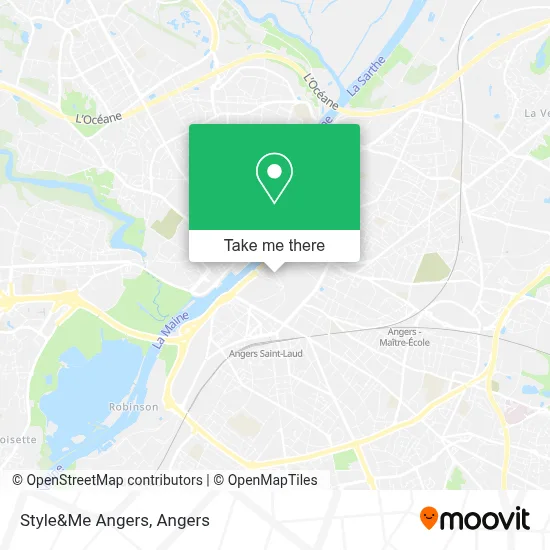Style&Me Angers map