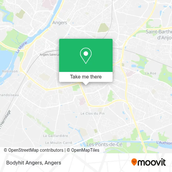 Bodyhit Angers map