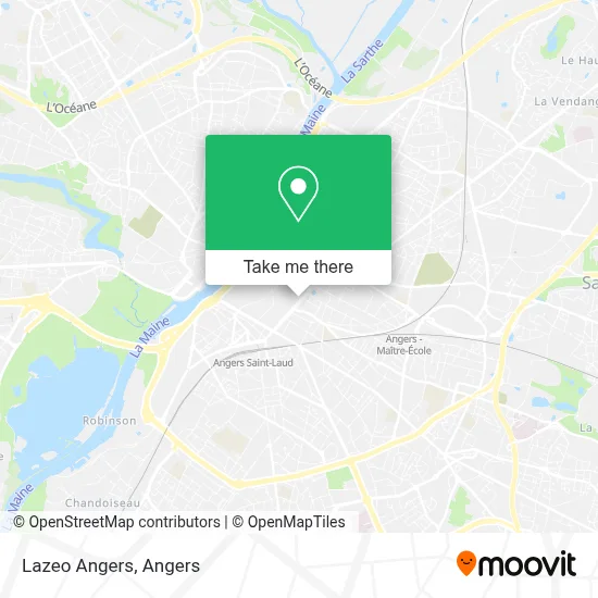 Lazeo Angers map