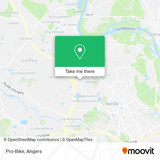 Pro-Bike map