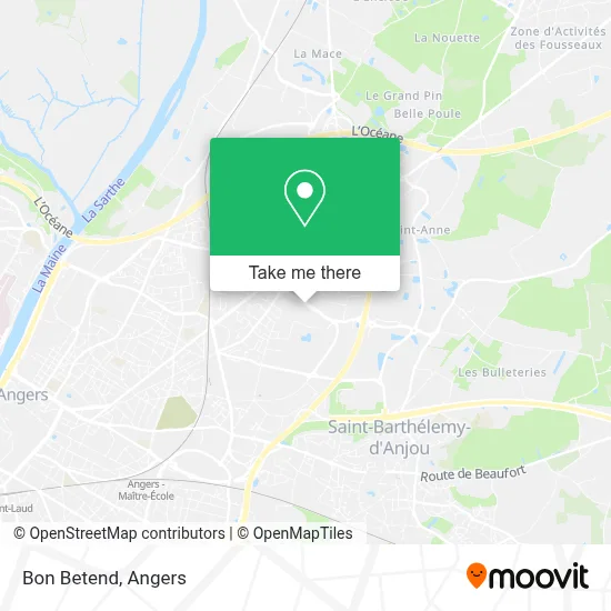 Bon Betend map
