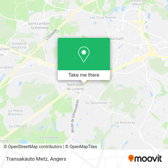 Transakauto Metz map