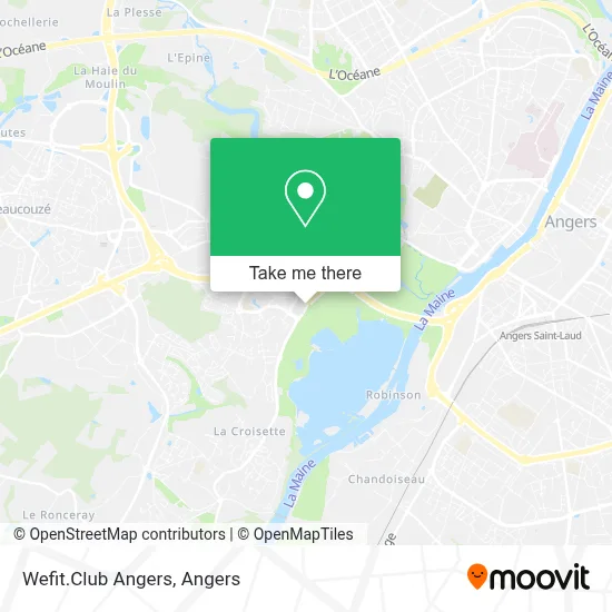 Wefit.Club Angers map