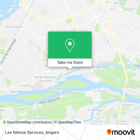 Les Menus Services map