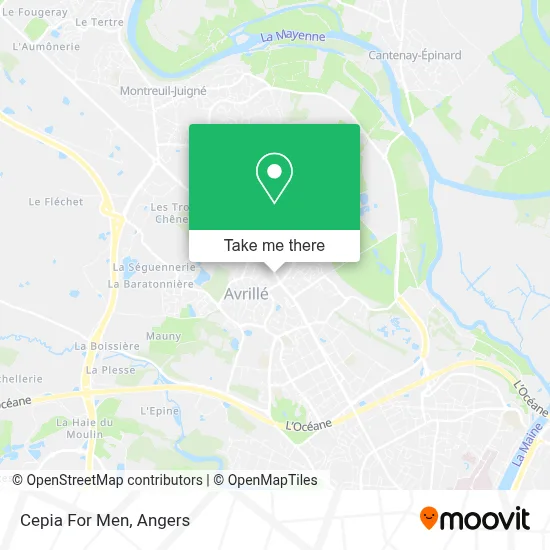 Cepia For Men map