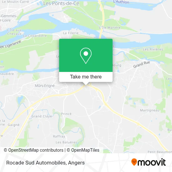 Rocade Sud Automobiles map