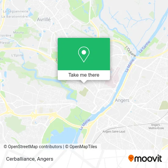 Cerballiance map