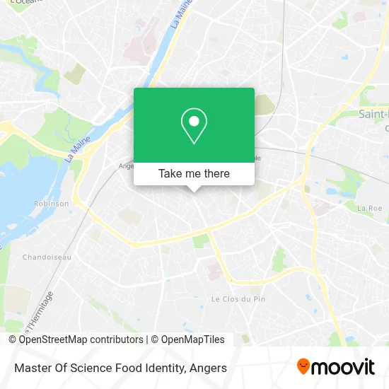 Master Of Science Food Identity map
