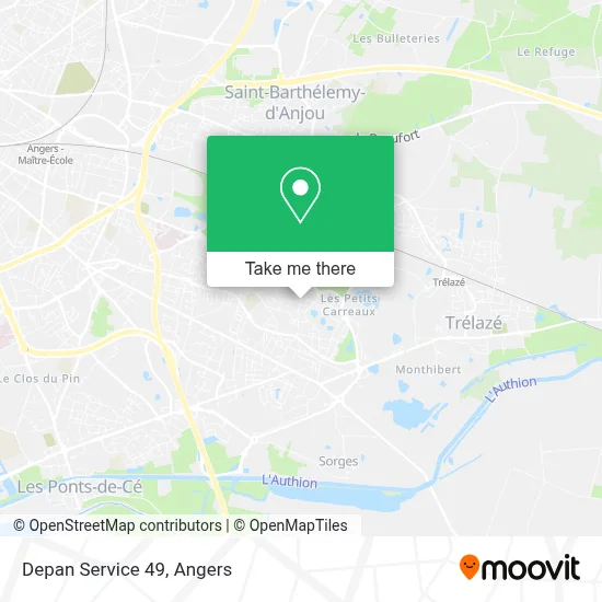 Depan Service 49 map