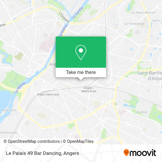 Le Palais 49 Bar Dancing map