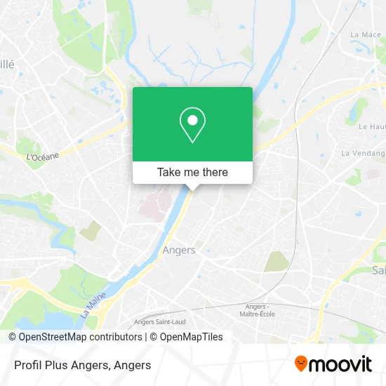Profil Plus Angers map