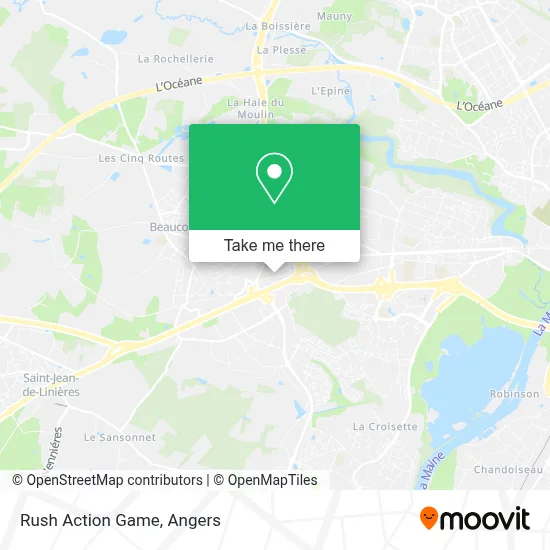 Rush Action Game map