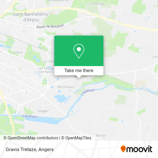 Gravis Trelaze map