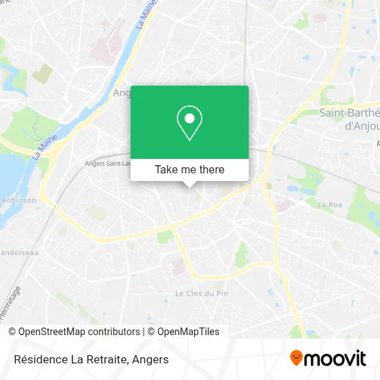 Résidence La Retraite map