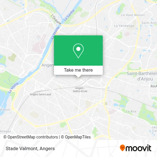 Stade Valmont map