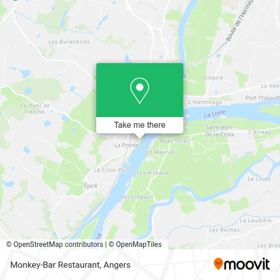 Monkey-Bar Restaurant map