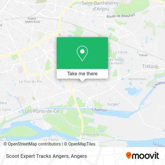 Scoot Expert Tracks Angers map