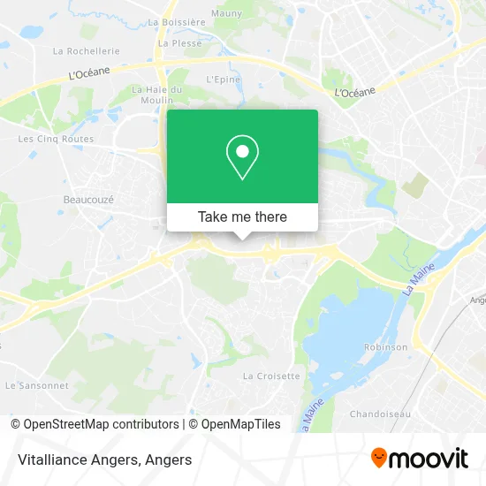Vitalliance Angers map