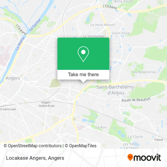 Locakase Angers map