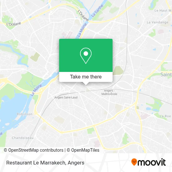 Restaurant Le Marrakech map