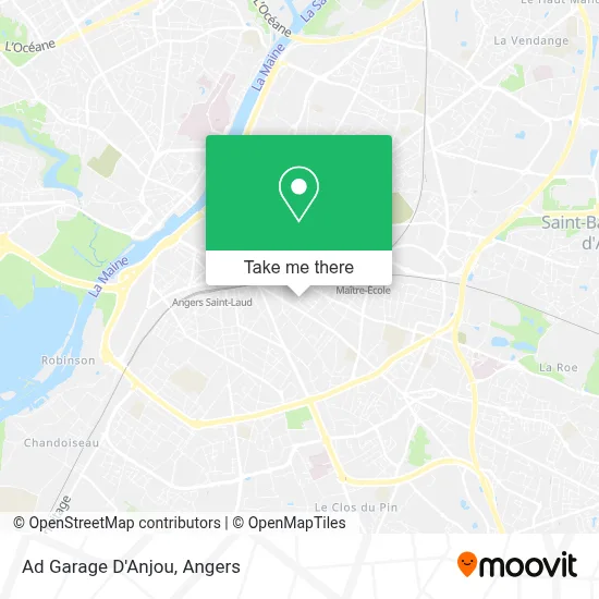 Ad Garage D'Anjou map