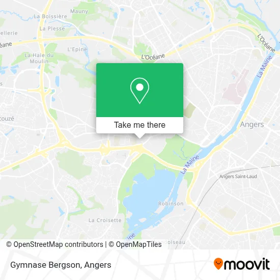 Gymnase Bergson map