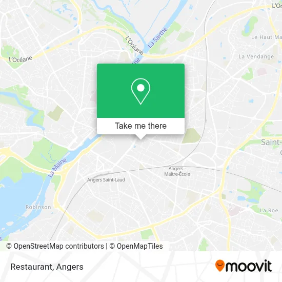 Restaurant map
