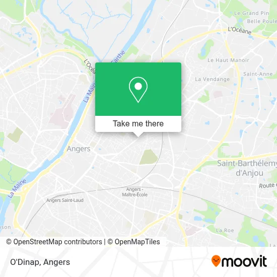 O'Dinap map