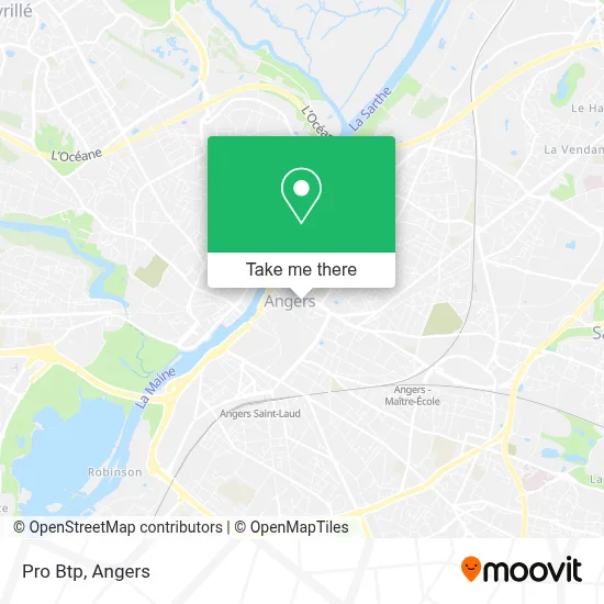 Pro Btp map