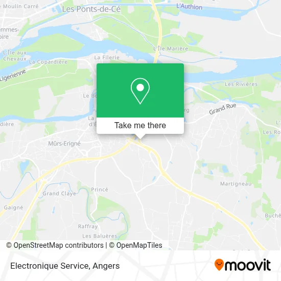 Electronique Service map