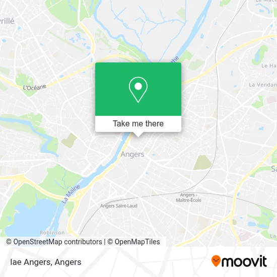 Iae Angers map
