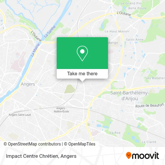 Impact Centre Chrétien map