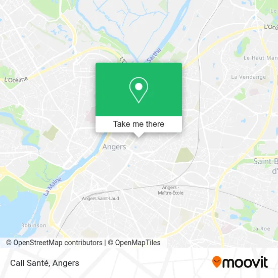 Call Santé map