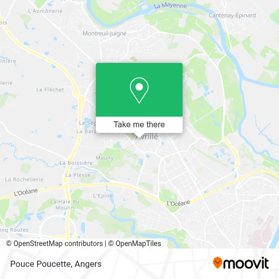 Pouce Poucette map