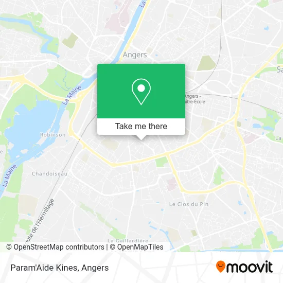 Param'Aide Kines map