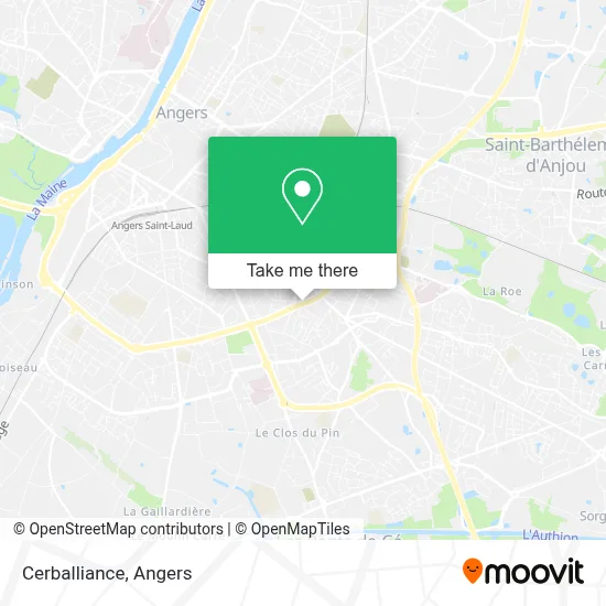 Cerballiance map