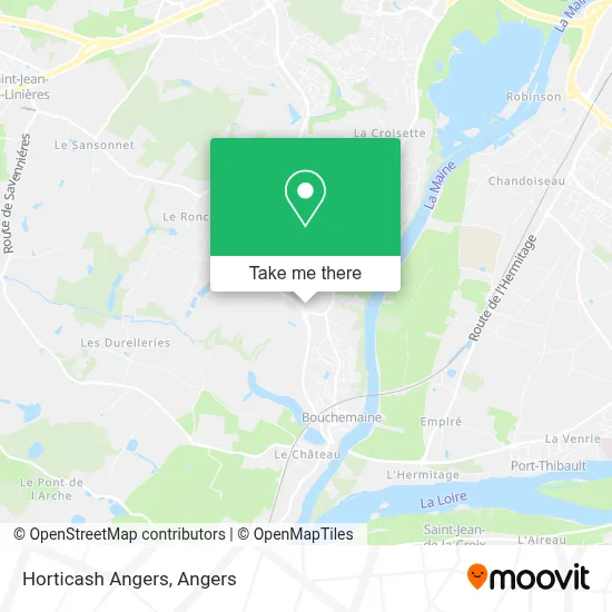 Horticash Angers map