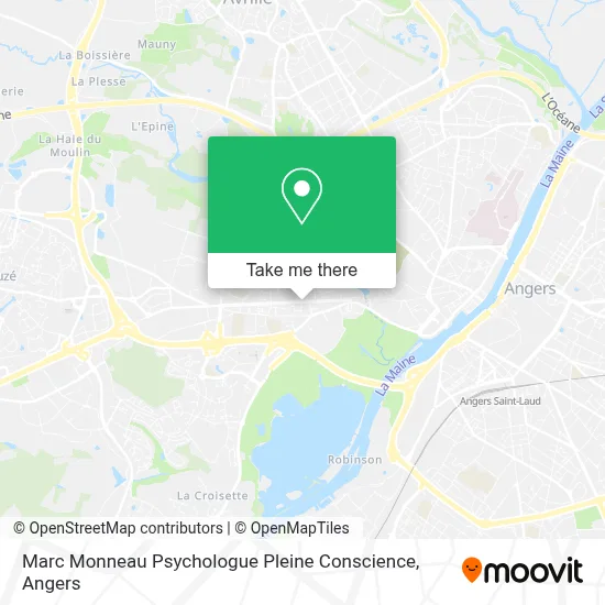 Marc Monneau Psychologue Pleine Conscience map