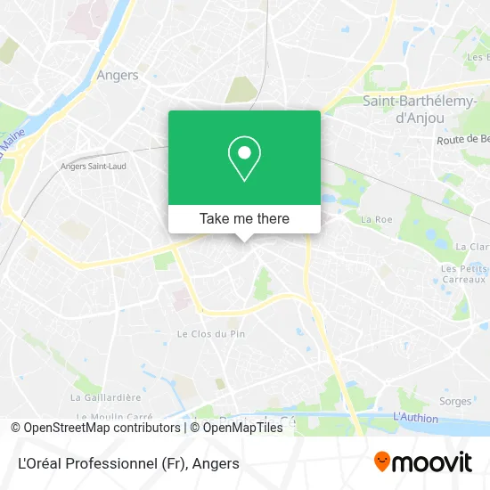 L'Oréal Professionnel (Fr) map