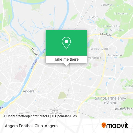 Angers Football Club map