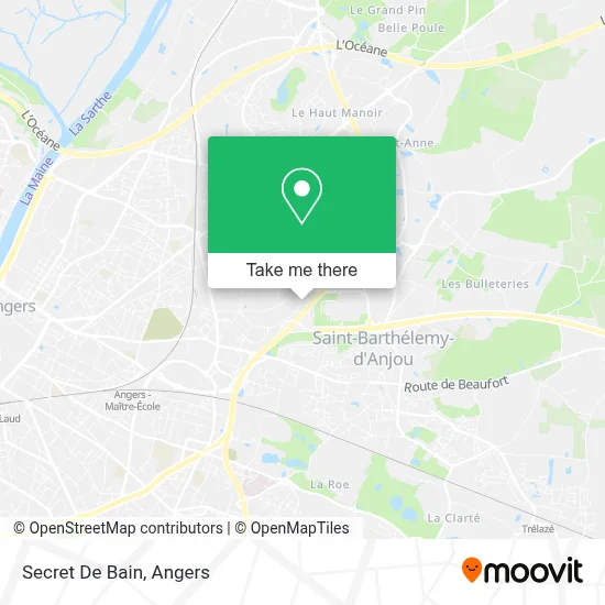 Secret De Bain map