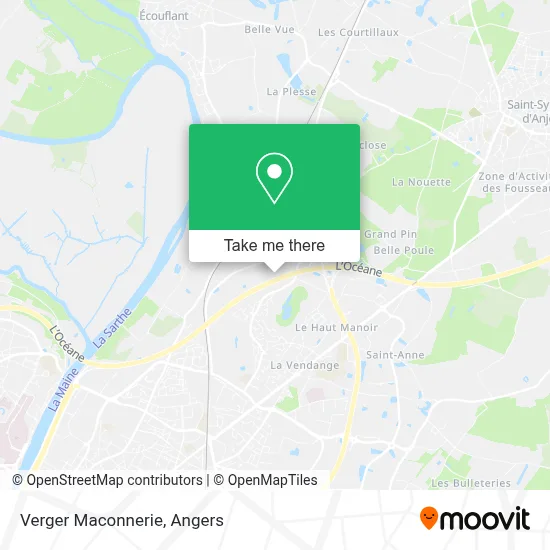 Verger Maconnerie map