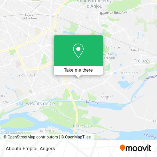 Aboutir Emploi map