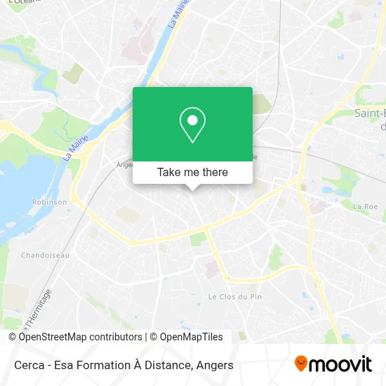 Cerca - Esa Formation À Distance map