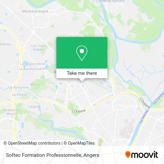 Softec Formation Professionnelle map