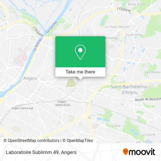 Laboratoire Sublimm 49 map