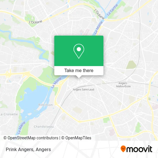 Prink Angers map