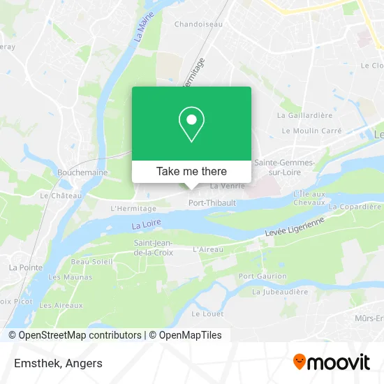 Emsthek map