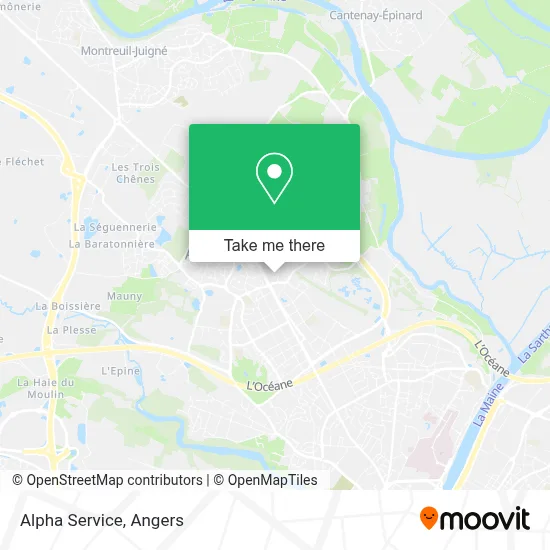 Alpha Service map