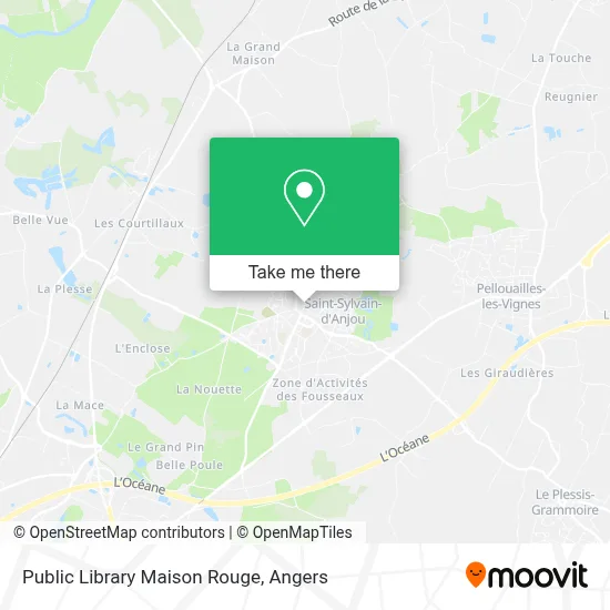 Public Library Maison Rouge map